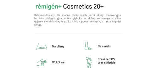 Rémigén Cosmetics 20+ do skóry potrzebującej intensywnej pielęgnacji Rémigén Cosmetics 20+ do skóry potrzebującej intensywnej pielęgnacji